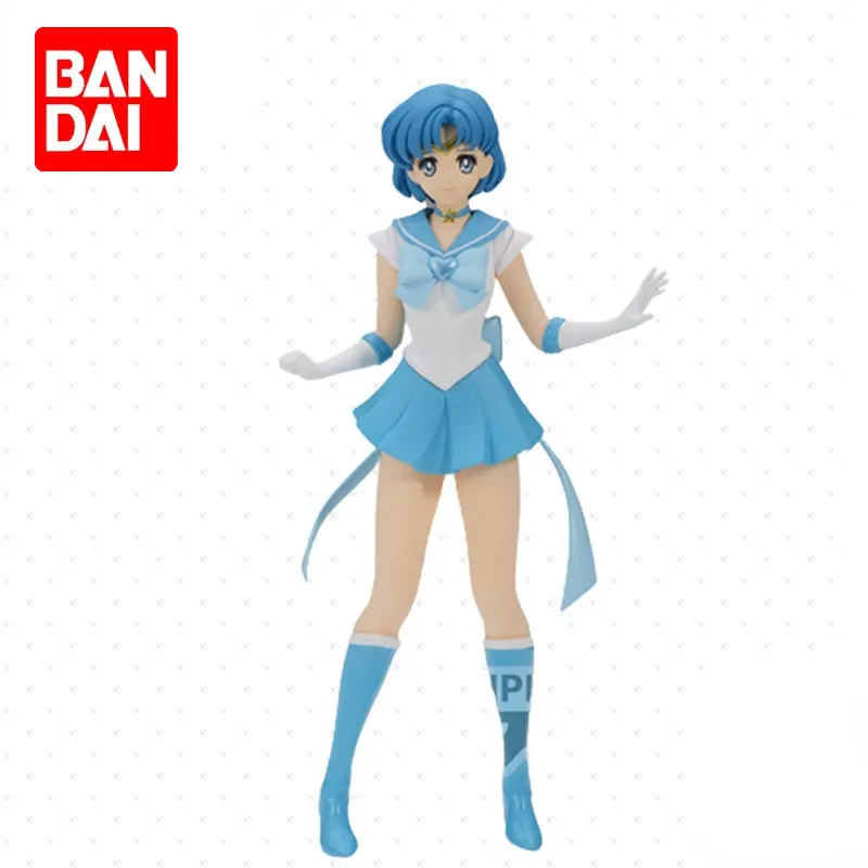 

Bandai Pretty Guardian Sailor Moon Eternal Amy Anderson Action Figure Anime Model Collectible Table Ornament Children's Toy Gift