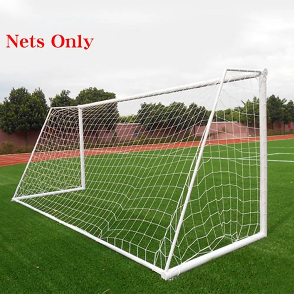 

3 x 2m / 1.8 x 1.2m Portable Football Net Rain-proof Soccer Goal Post Net Accessories Outdoor Sport Training Tool