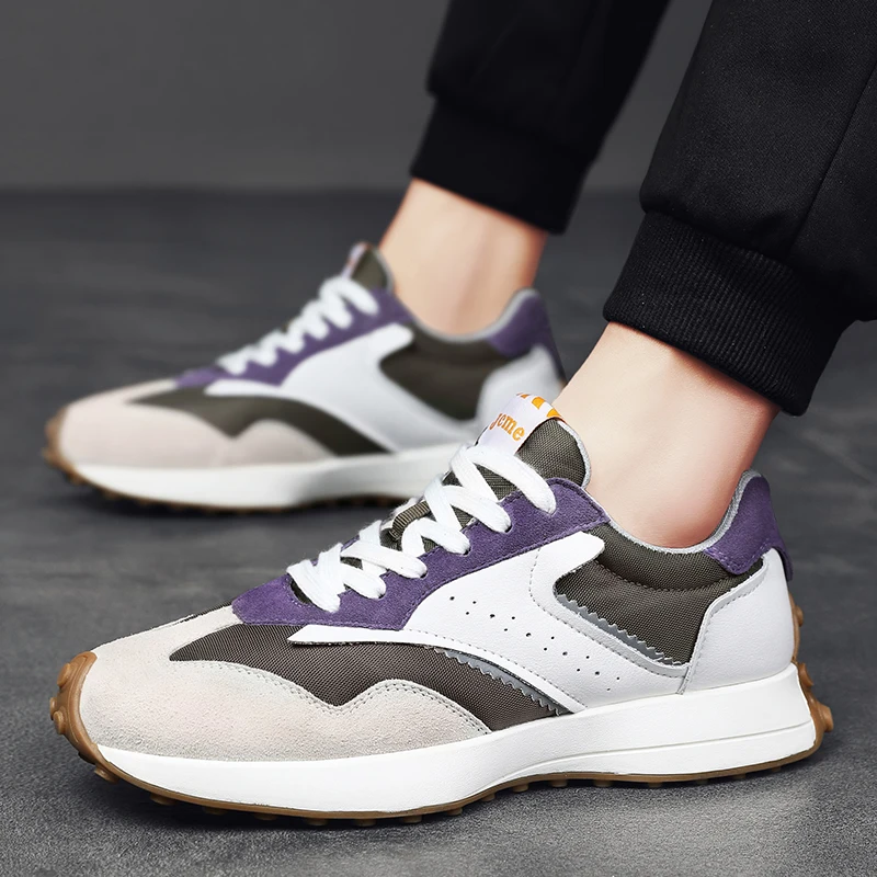 

Male Casual Men Sneakers Tenis Luxury Shoes 2023 Fall New Trainer Race Breathable Shoes Fashion Loafers Running Shoes for Men