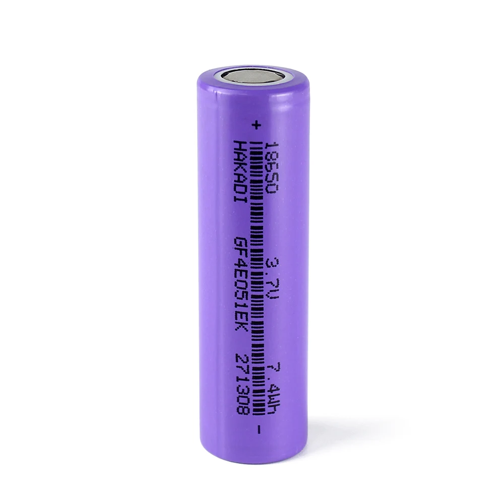 HAKADI 18650 배터3.7 V 2000mAh литиевая аккумуляторная батарея li-ion 18650 Akku для фонарика