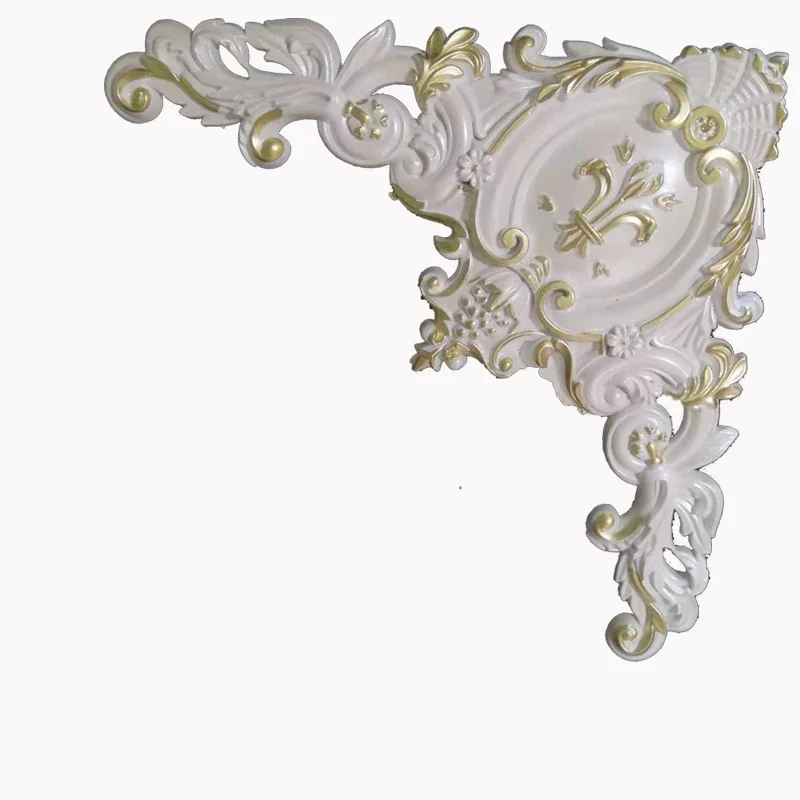 Настенная наклейка угловой цветок пластик