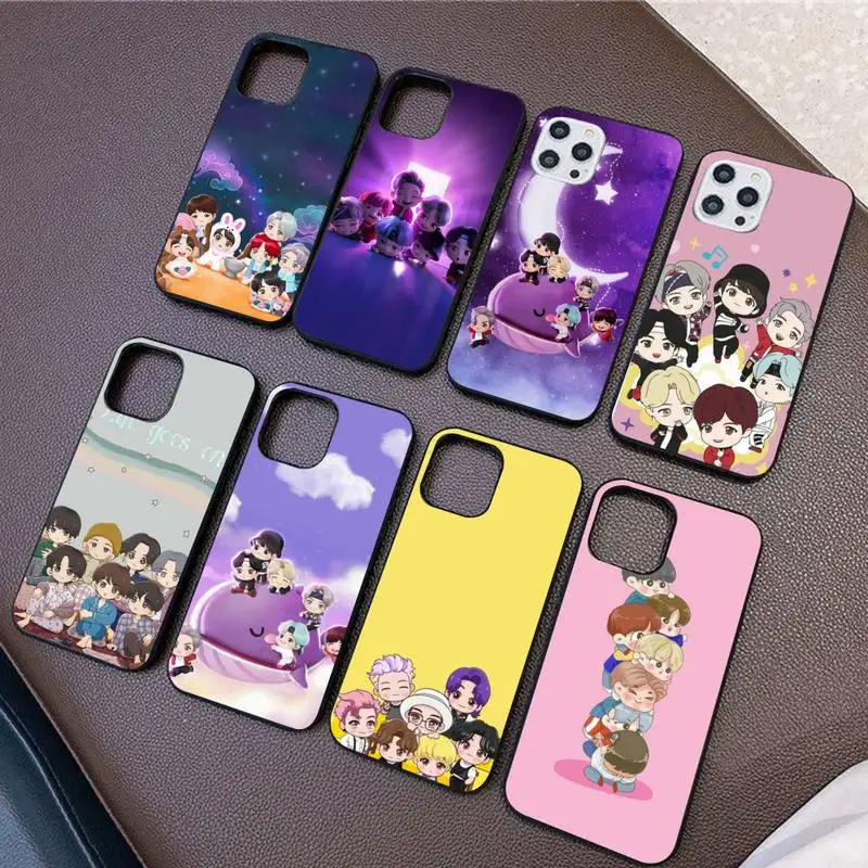 

KPOP-B-BTS-Bangtan-Boys-Korea Phone Case for iPhone 11 12 13 Mini Pro Max 8 7 6 6S Plus X 5 SE 2020 XR XS Funda Case