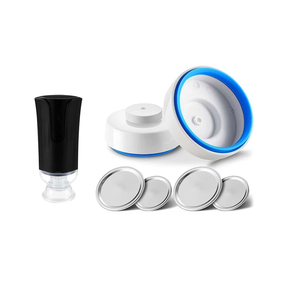 

Electric Jar Vacuum Sealer for Food Vacuum Sealer Canning Jars Seal Pump Kit for Jar Wide Regular Mouth