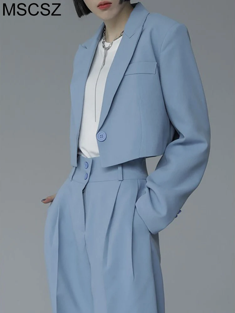 Fashion Women's Blazer Set 2 Pieces Fall Outfits Women's Elegant Suit Pants And Jacket Matching Set Pantsuit