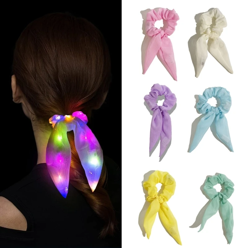 

Lovely Hair Tie Luminous Hair Rope Do Not Hurt Hair Rope for Toddler