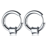 darhsen small men hoop earrings top quality stainless steel fashion jewelry boyfriend party gift new arrival 2019