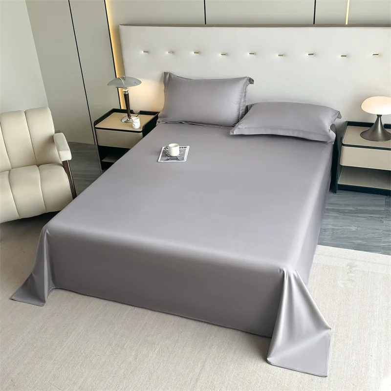 Однотонные простыни из 100% хлопка