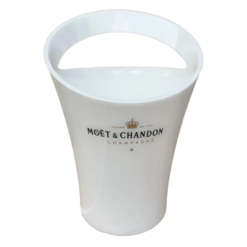 

Ice Bucket Chandon Wine Beer Party for 3L Acrylic White Plastic Bottle Coolers Holder Euro New Fashion