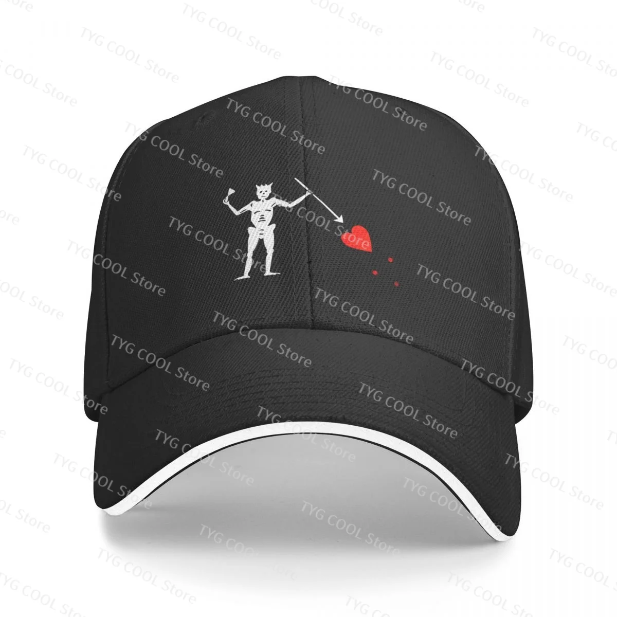 

Multiple Colour Skull Baseball Cap Peaked Cap Adjustable Dad Hat Shade Sport Baseball Hats