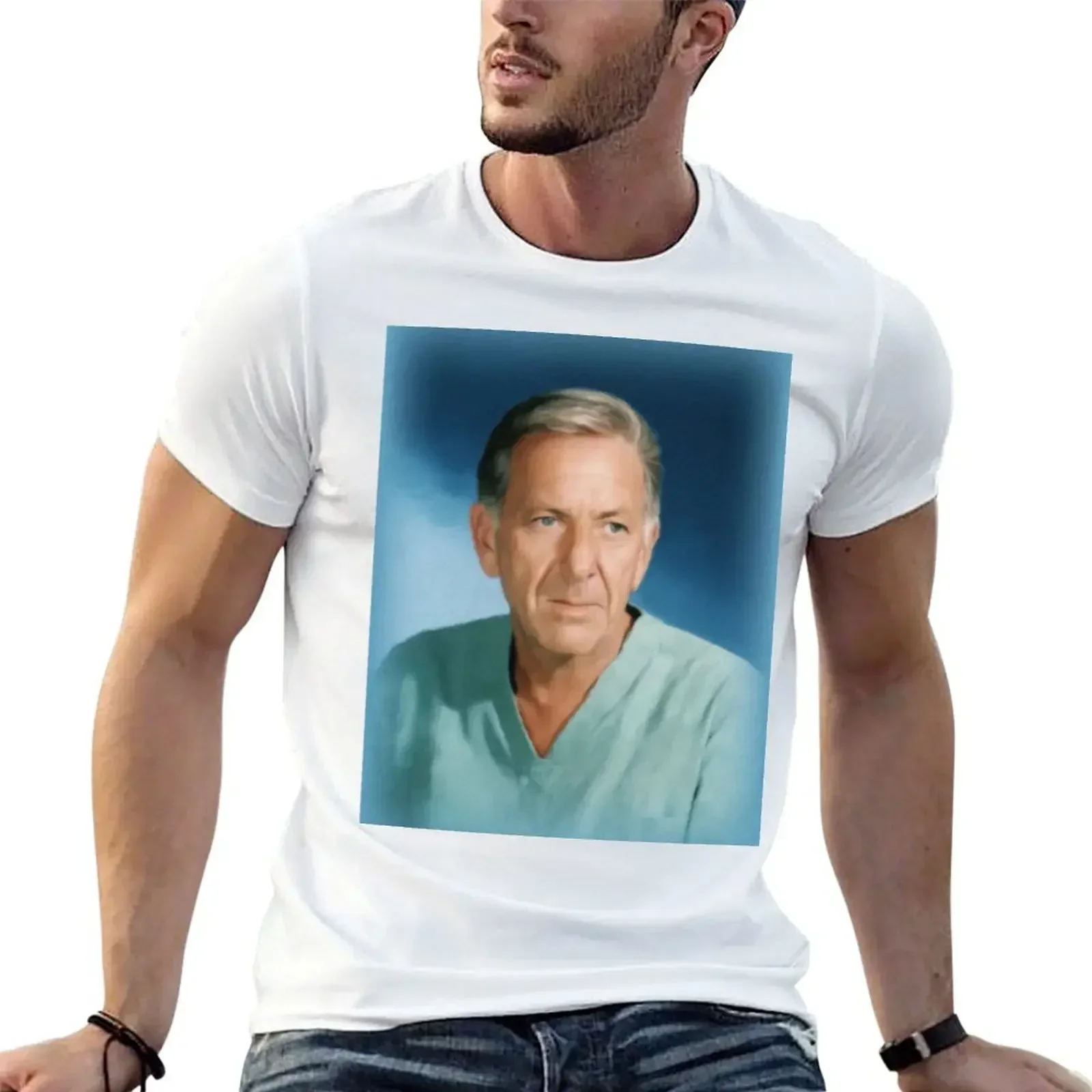 Летняя одежда винтажная летний топ футболка для мужчин Джек Клугман актера