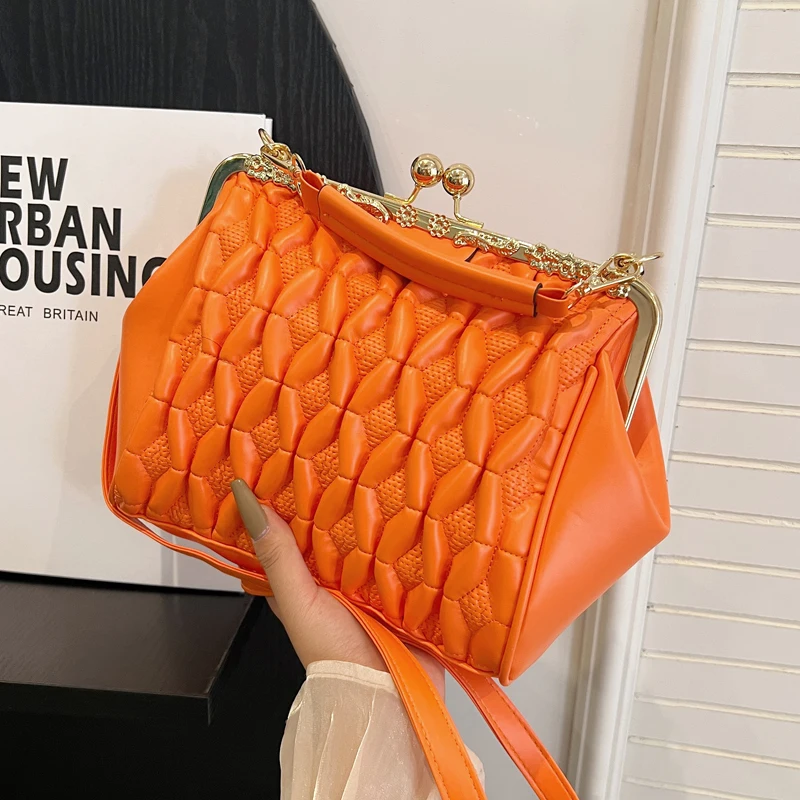 

Элегантная сумка на плечо, Офисная сумка, модная женская сумка, трендовые винтажные сумки-тоуты для женщин, плиссированная роскошная дизайнерская сумка для женщин