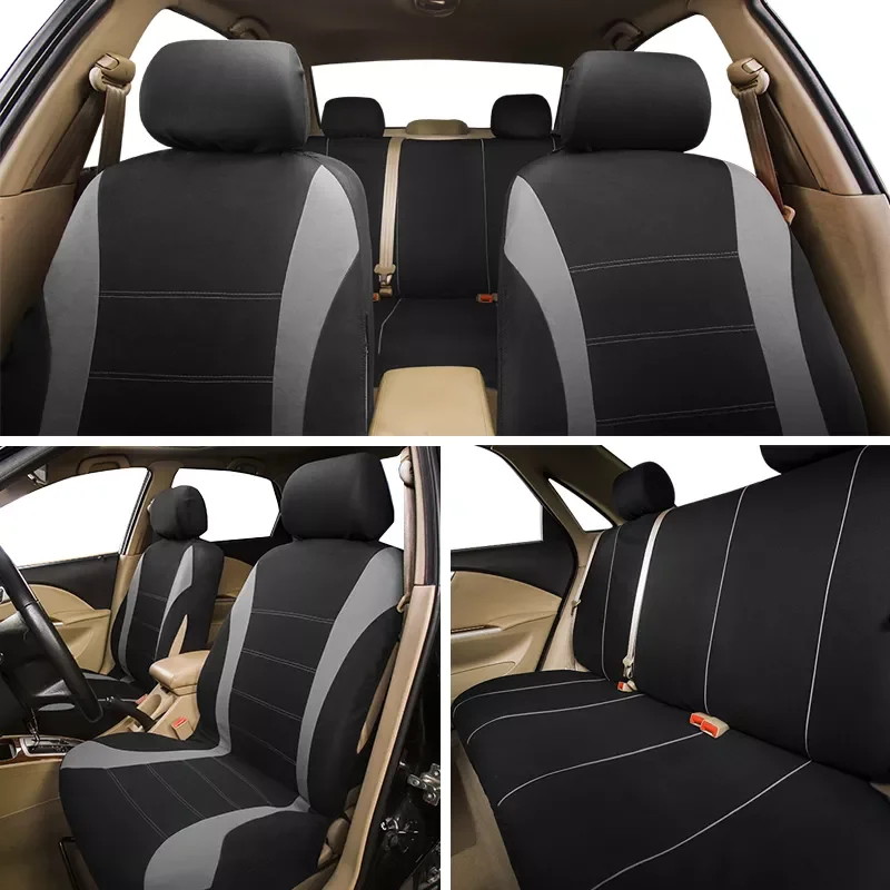 

AUTOYOUTH Universal Car Seat Covers 9PCS Full Set Automobile Seat Covers for Crossover Sedan Auto Interior Decoration Protectors