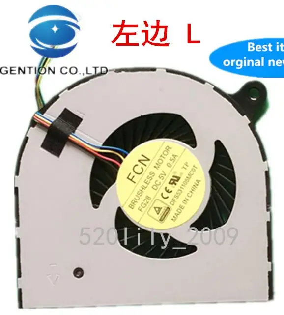

1pcs 100% orginal new best quality DFS531105MC0T FG28 notebook fan radiator CPU fan