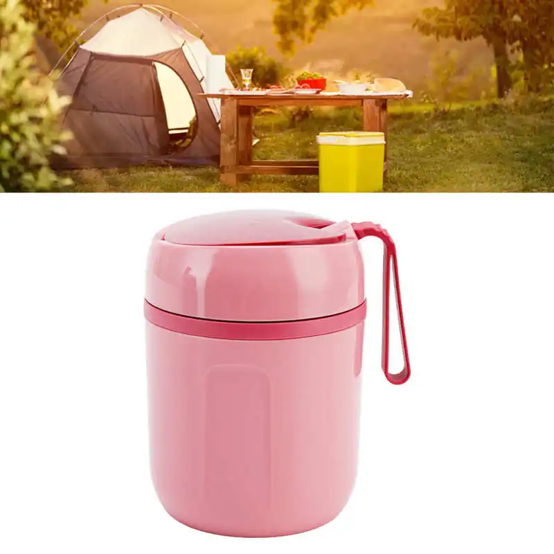 Термос из нержавеющей стали с ложкой 480 мл |