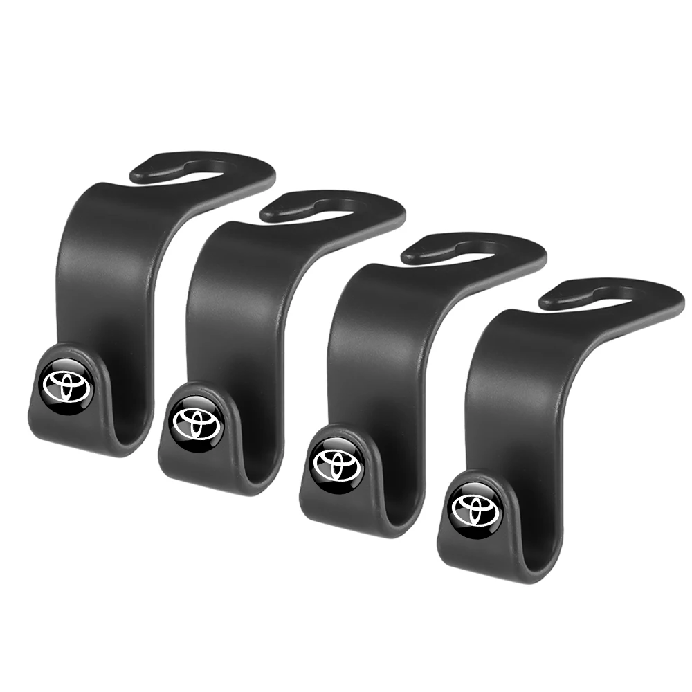 

2/4 шт., вешалка для хранения подголовника сиденья автомобиля для Toyota GR Chr RAV4 Mirai Camry Land Avalon Cruiser Yaris Trd Prius