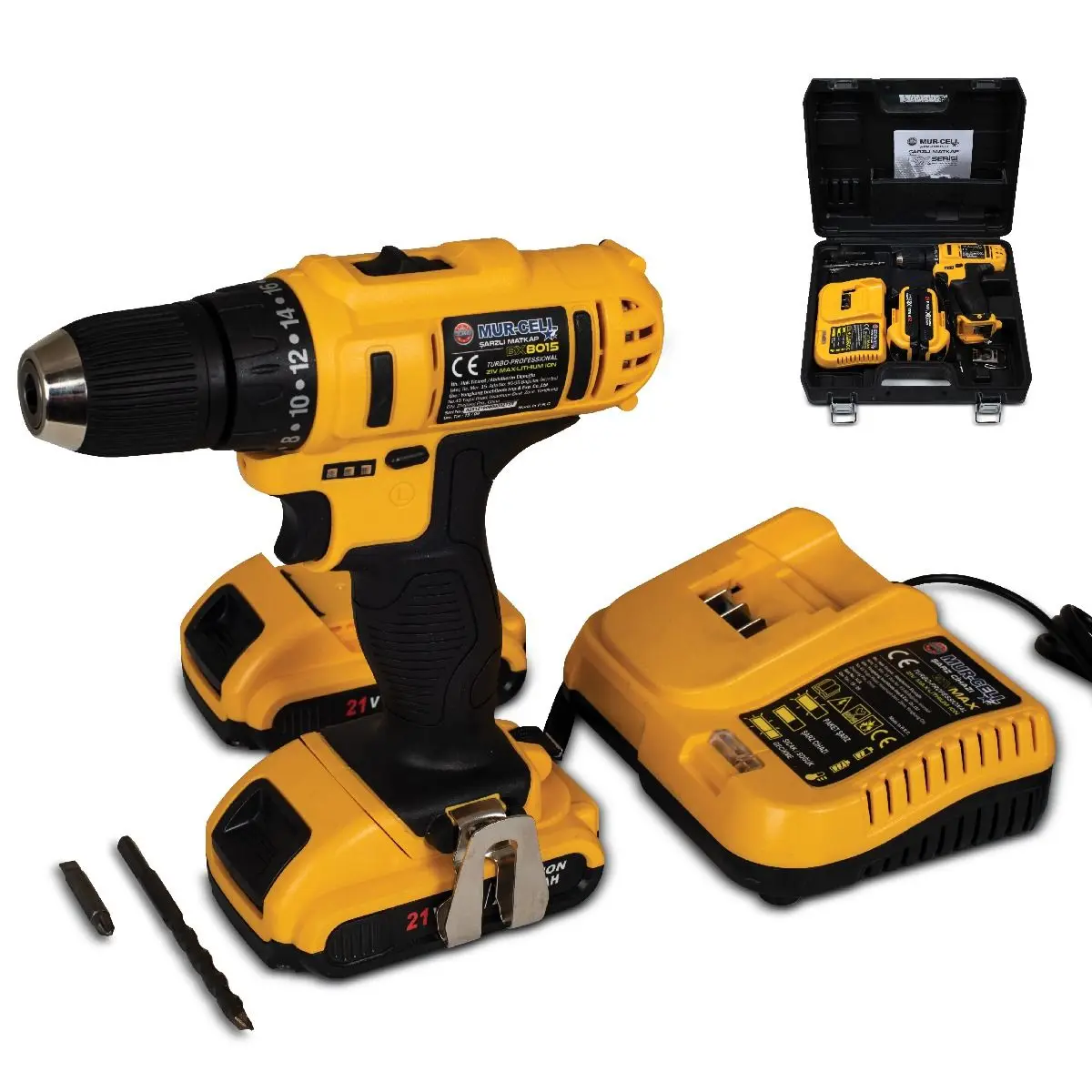 

Mur-cell rechargeable hammer drill Bx8014 (bag) ergonomic design practical products