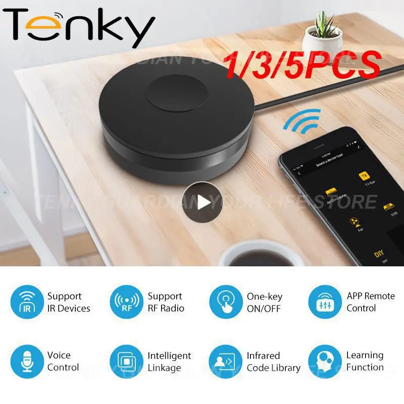 

1/3/5 шт. Универсальный ИК пульт дистанционного управления Голосовое управление умный пульт дистанционного управления работает с Echo Home Wifi Ir Rf пульт дистанционного управления