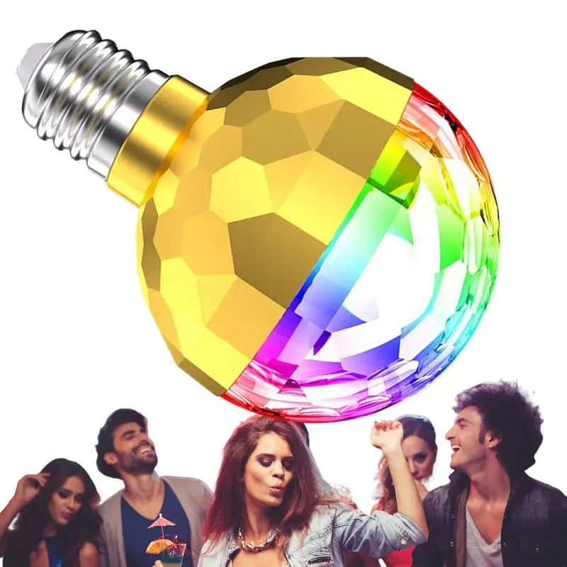 

Rotating Disco Ball Light Spinning Disco Lights Ball Lamp Rotary Switch LED Energy Saving Soft Wick Football Design For Bedroom