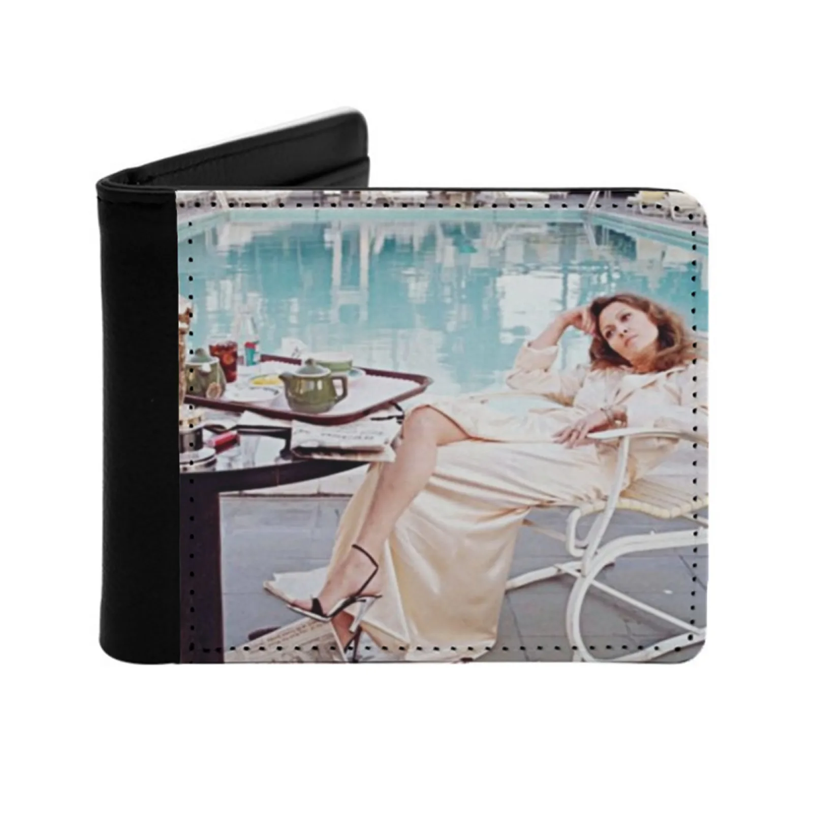 Мужской кошелек Утро после короткого многофункциональный мужской из