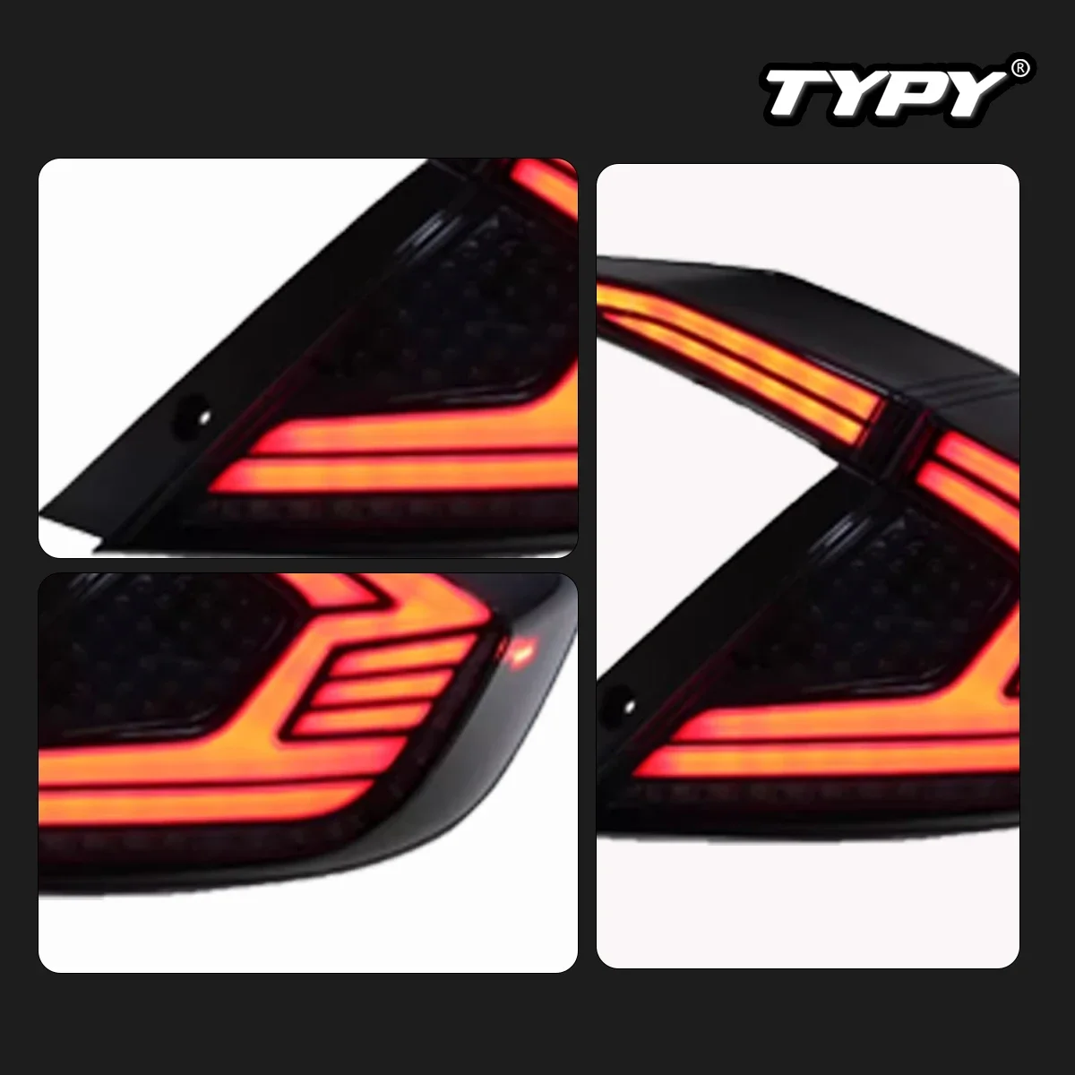 Новый модернизированный светодиодный задний фонарь TYPY модифицированный