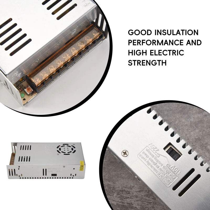 Импульсный источник питания 12 В 50 А 600 Вт для автоматизации ламп приборов