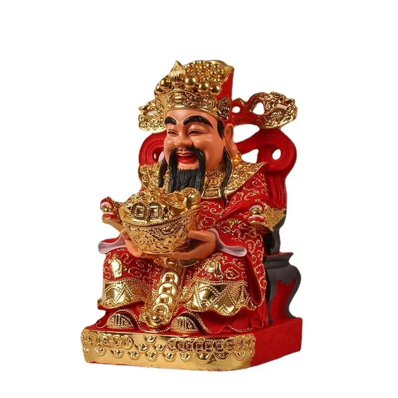 Статуя Будды Бога богатства слиток из смолы Джека Прулетница красной одежды