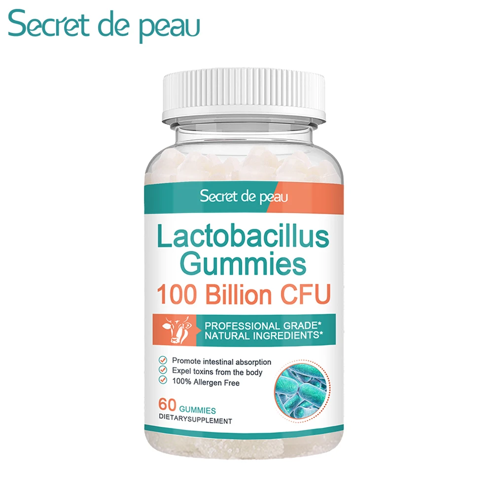 

SDP 60Pcs 100 Billion CFU Lactobacillus Promote Intestinal Peristalsis Stomach Slimming Immune System Booster Detox Serum