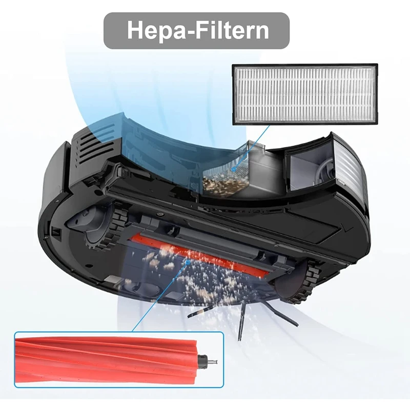 Набор аксессуаров для робота-пылесоса Roborock S7 Plus T7S с основной боковой щеткой