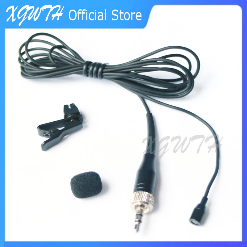 

Mini Lavalier Lapel Microphone for Sennheiser SK100 300 500 G1 G2 G3 Wireless BeltPack Transmitter Noise Cancelling Condenser