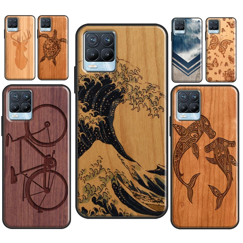 Чехол с изображением волка велосипеда бабочки дерева для Realme GT Neo - Цена: 200