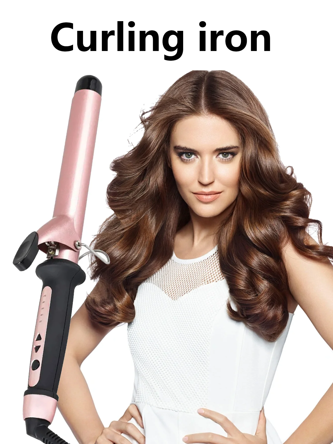 Щипцы для завивки с керамической глазурью большая 5 скоростей регулируемая