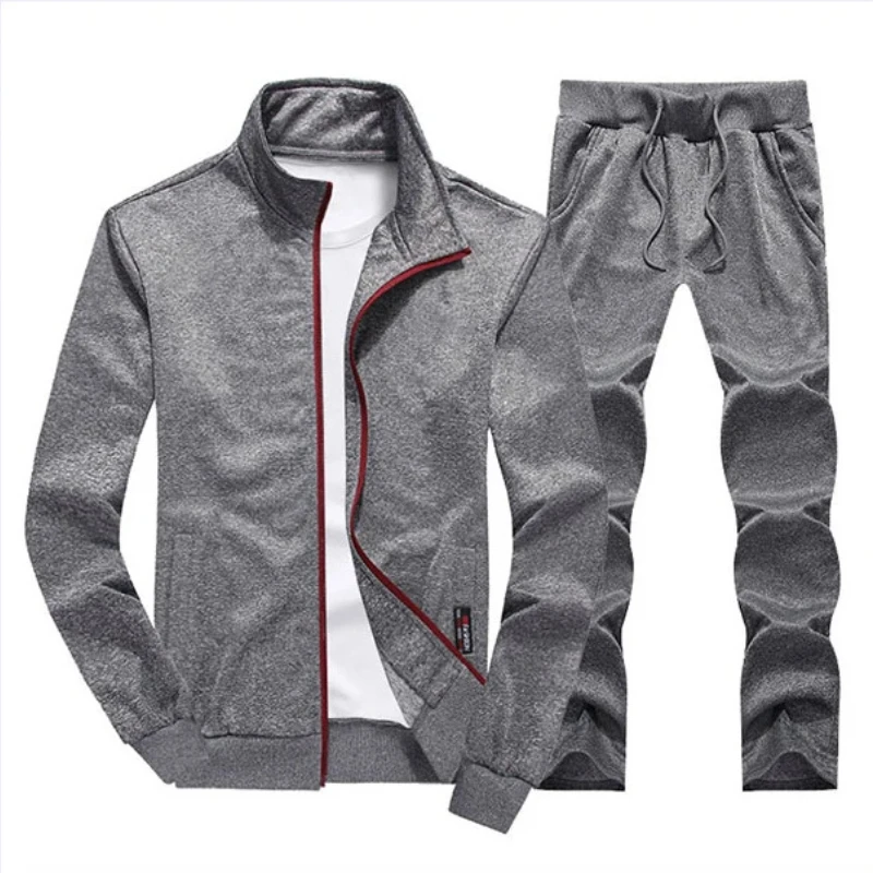 Spring and Autumn 2023 New Men's Sets Sportswear Casual Tracksuits Men Jacket + Sweatpants Two Piece Sets Male Outfits Outwear
