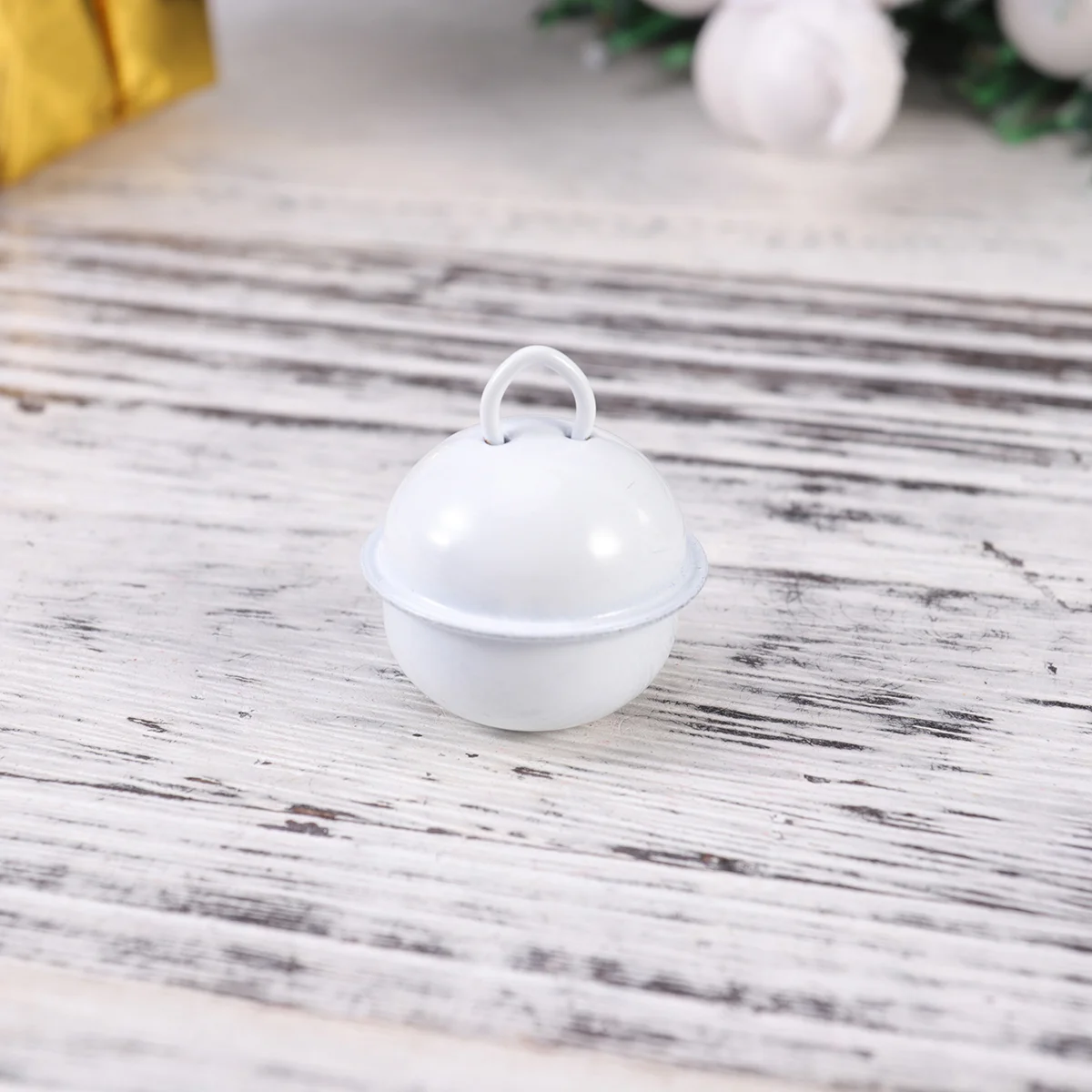 50 шт. миниатюрные рождественские украшения металлические колокольчики круглые