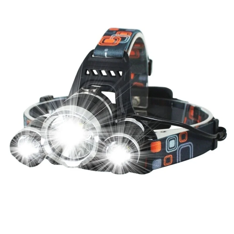 

Super Bright LED Headlamp Led,4 Modes Headlight Battery Powered Helmet Light for Camping