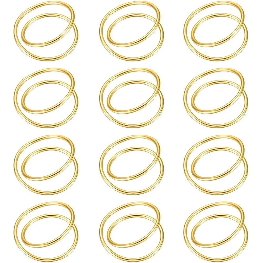 

Золотые кольца для салфеток