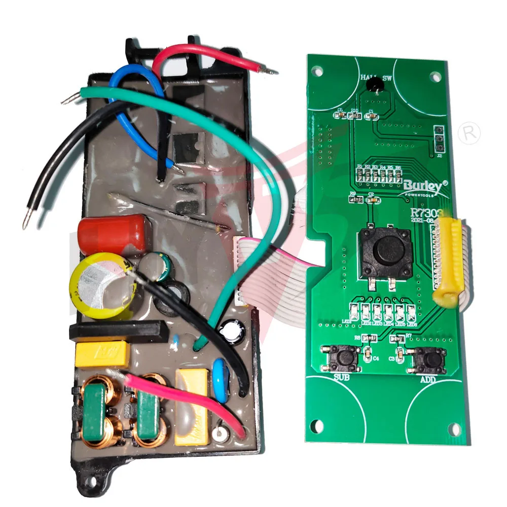 HYVST монтажная плата PCB ремонтная часть для бесщеточного случайного орбитального шлифовального KS-02-150 для автомобиля полировщик деревянные углы R7303