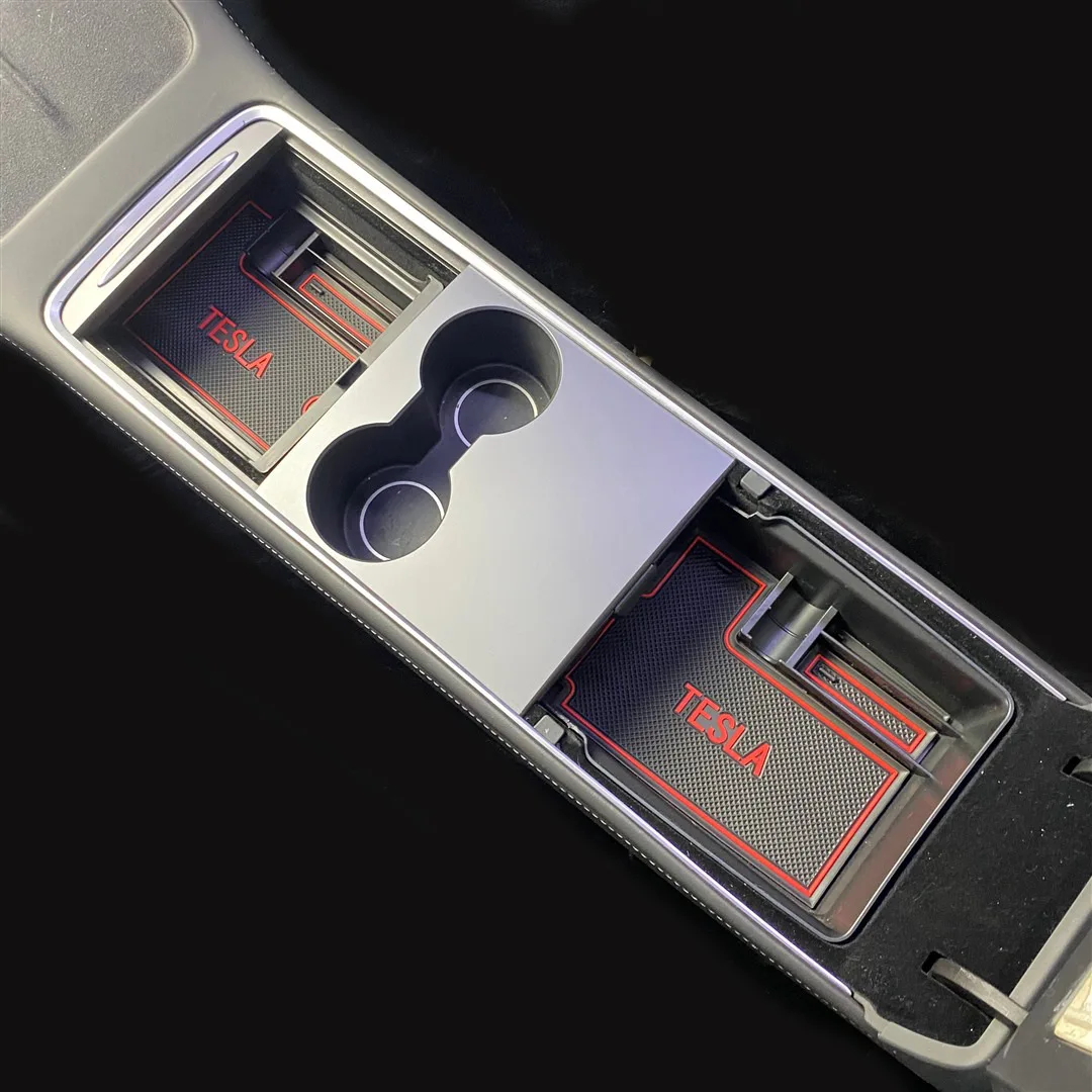 Подлокотник для консоли Tesla Model 3 Y контейнер-органайзер с центральным управлением