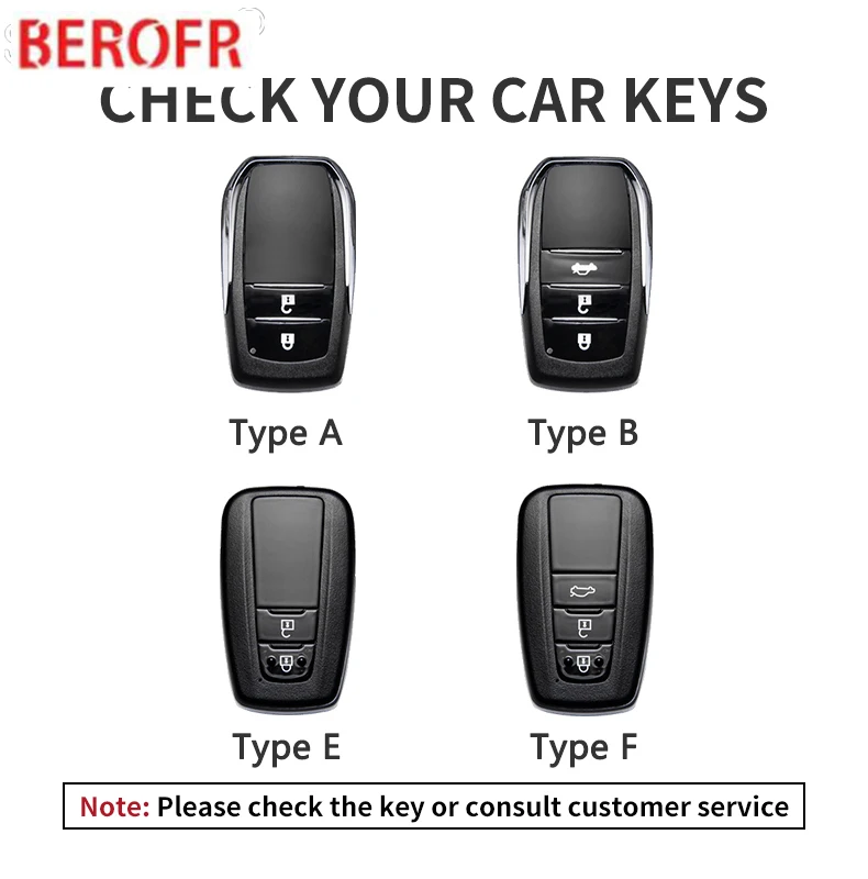 Чехол для ключей от автомобиля брелок Toyota Chr Rav4 Auris Avensis Prius Aygo Camry Corolla Land Cruiser 200 Prado