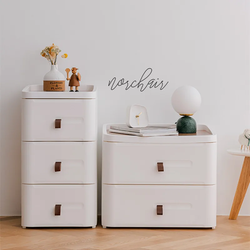 

Скандинавская Бытовая многослойная стеллажная утолщенная пластиковая тумбочка Скандинавская мебель