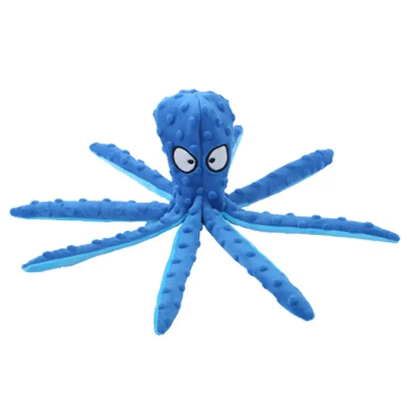 

8 Legs Octopus Dog Toys Outdoor Play Interactive Squeaky Dogs Toy Sounder Sounding Interactive Chew Bite Simply Tooth Toy