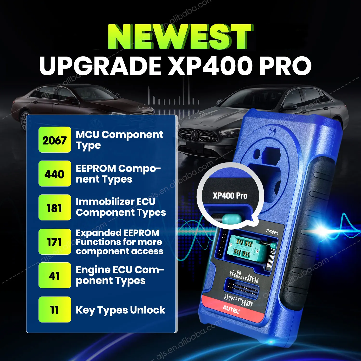 Считыватель кодов для программирования автомобильных ключей IM608 PRO II