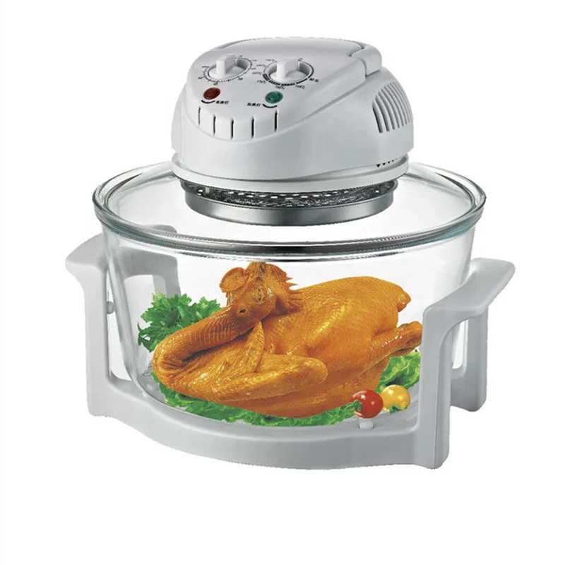 

big capacity electrical multi purpose visible smokeless oil less house hold fried whole chicken kitchen pot halogen Air fryer