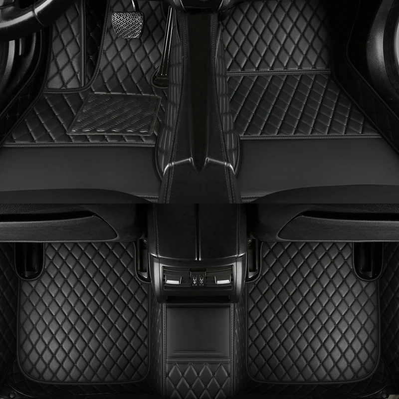 

Custom Car Floor Mats for Tesla Model S 2016-2021 Years Artificial Leather Interior 100% Fit Details Car Accessories
