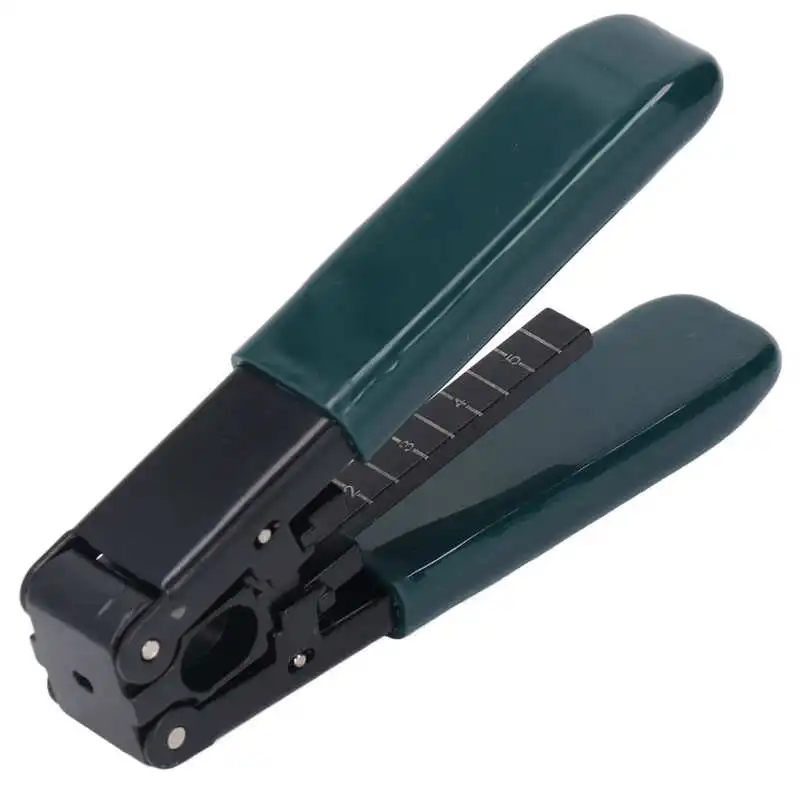 

Optical Fibre Cutter PVC Handle Fiber Optic Stripper with Scale for Working