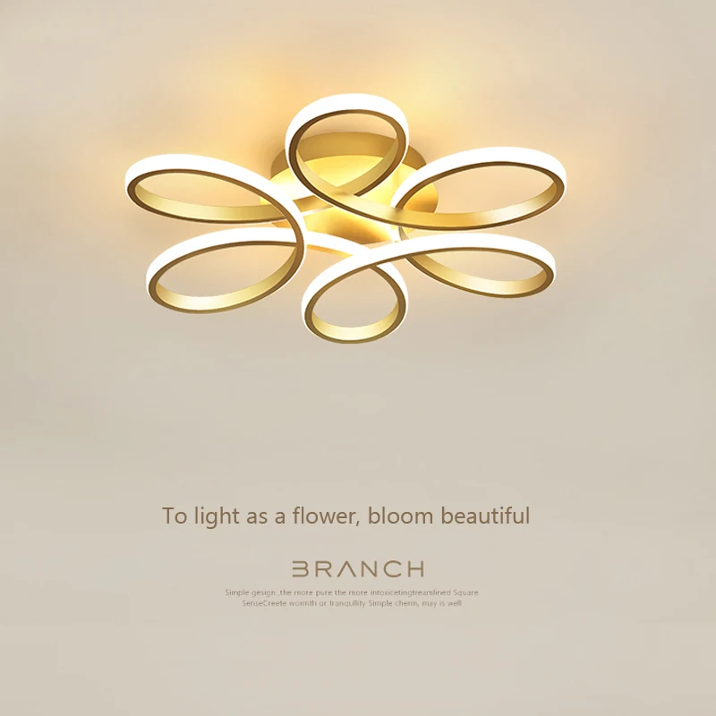 

Современные светодиодные потолочные светильники в скандинавском стиле, светильники с железными цветами для спальни, гостиной, столовой, коридорами