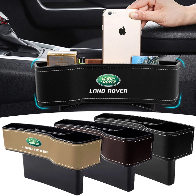 

New Car Styling Car Seat Organizer Crevice Storage Box For Land Rover Ranger Autobiography Freelander Evoque Rover Sport Evoque