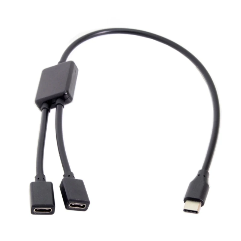 

Кабель-разветвитель с разъемами USB Type-C, 30 см