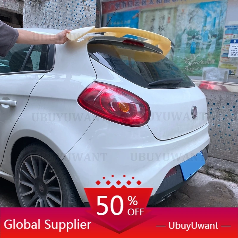 

Задний спойлер для FIAT BRAVO II 2006-2016, высококачественный задний спойлер из АБС-пластика спойлер из материала глянцевый черный/цвет углерода/цве...