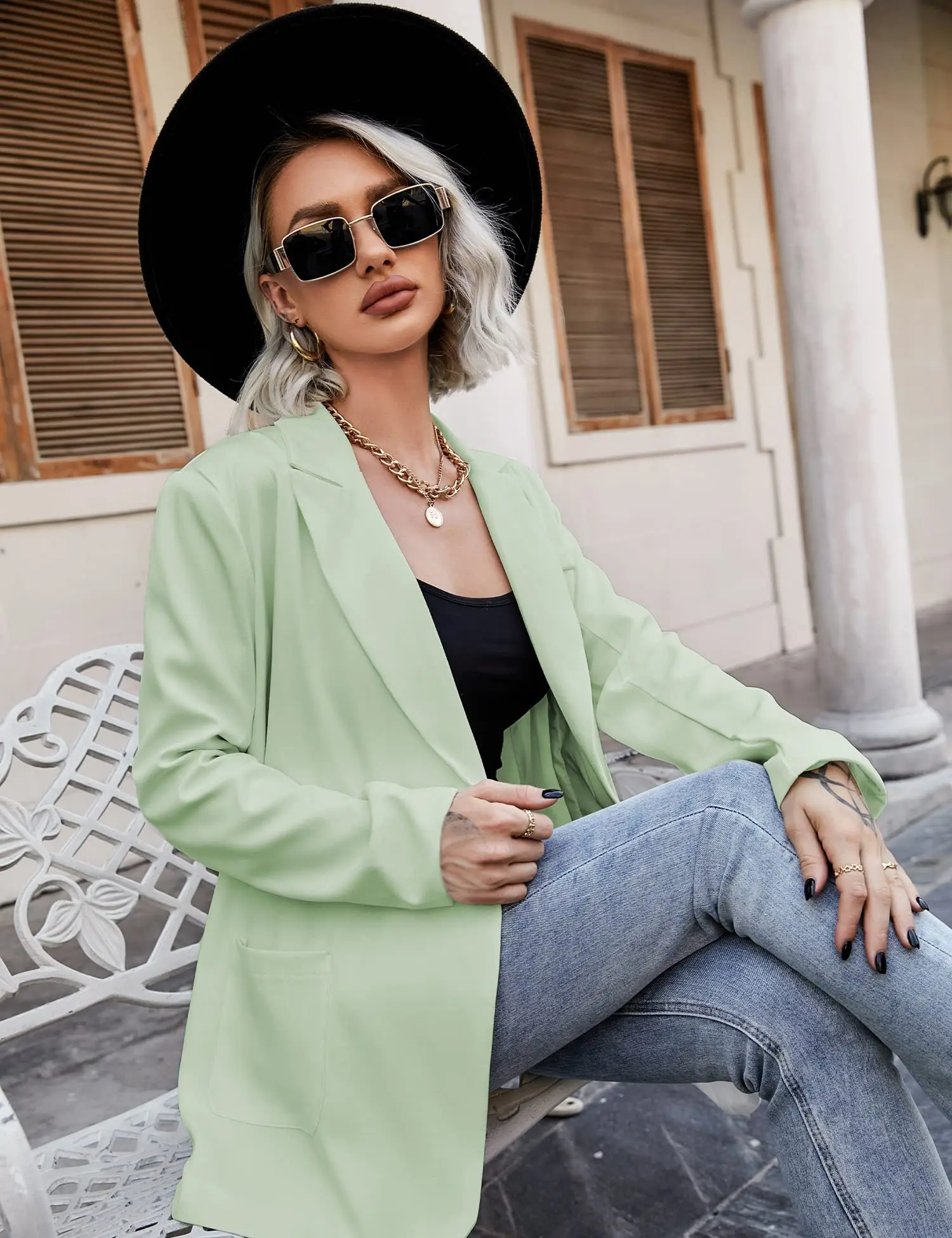 2023 Fashion Jacket Women's Classic Two-Buttons Slim Fitting Blazer Office Ladies Casual Long Sleeve Female Coat костюм женский