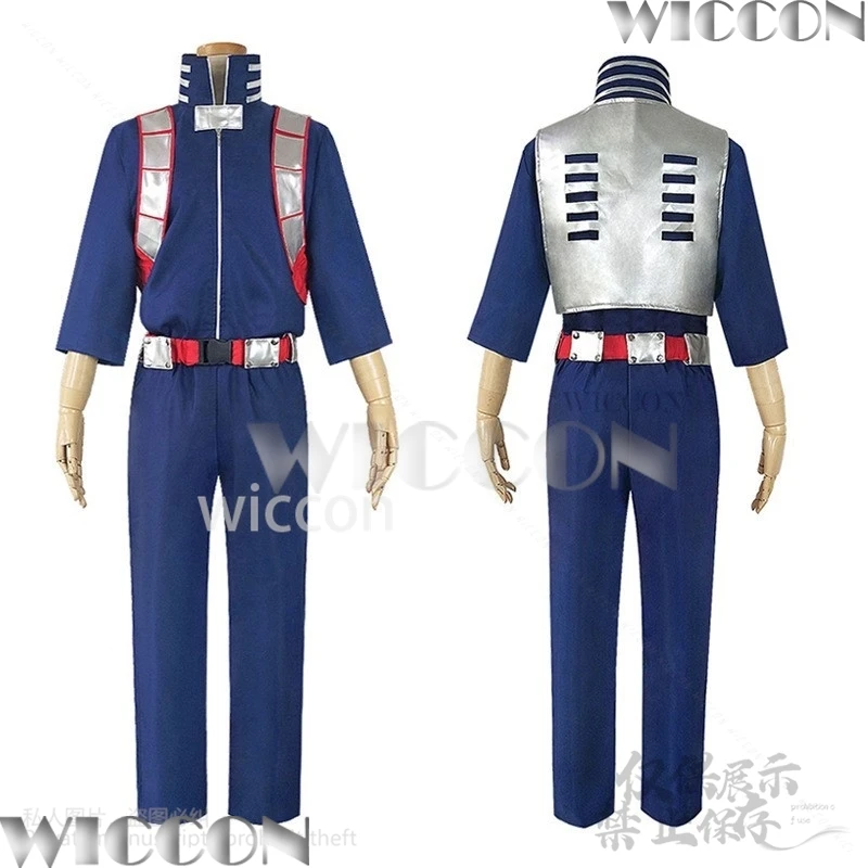 Горячее аниме Todoroki Shoto косплей My Herooo костюм Академии боевая форма топ брюки пояс